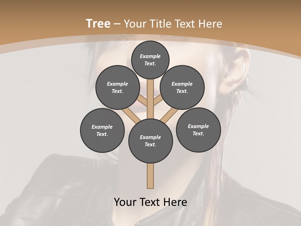 Girl Trick Makeup PowerPoint Template