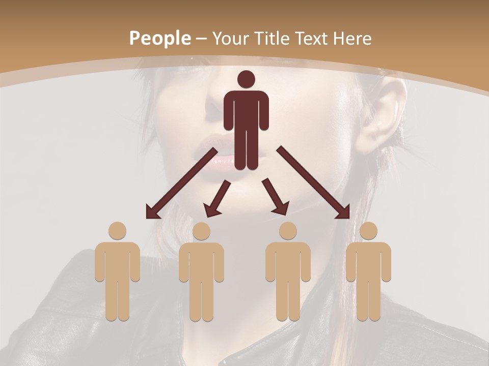 Girl Trick Makeup PowerPoint Template