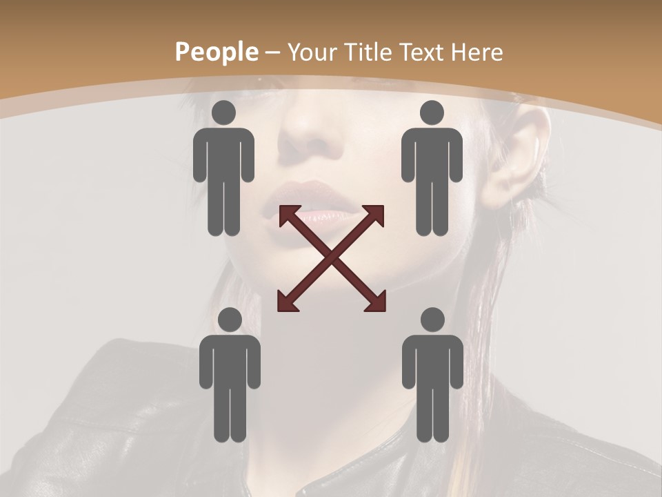 Girl Trick Makeup PowerPoint Template