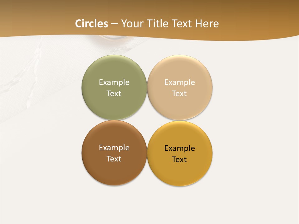 Anniversary Gold Concept PowerPoint Template