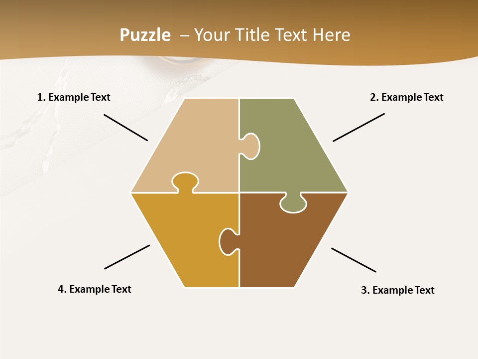 Anniversary Gold Concept PowerPoint Template