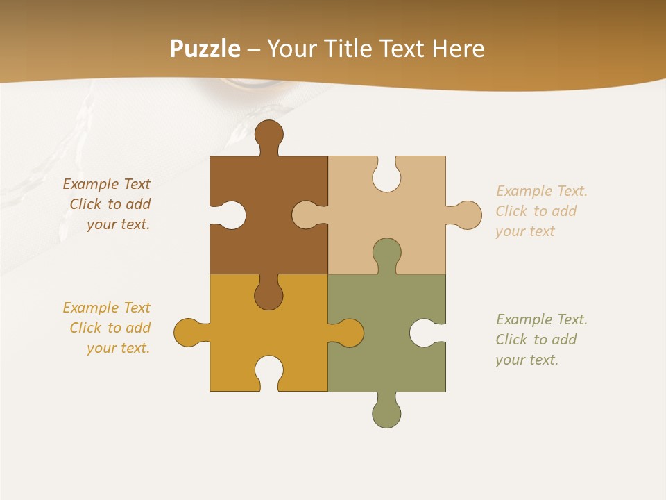 Anniversary Gold Concept PowerPoint Template