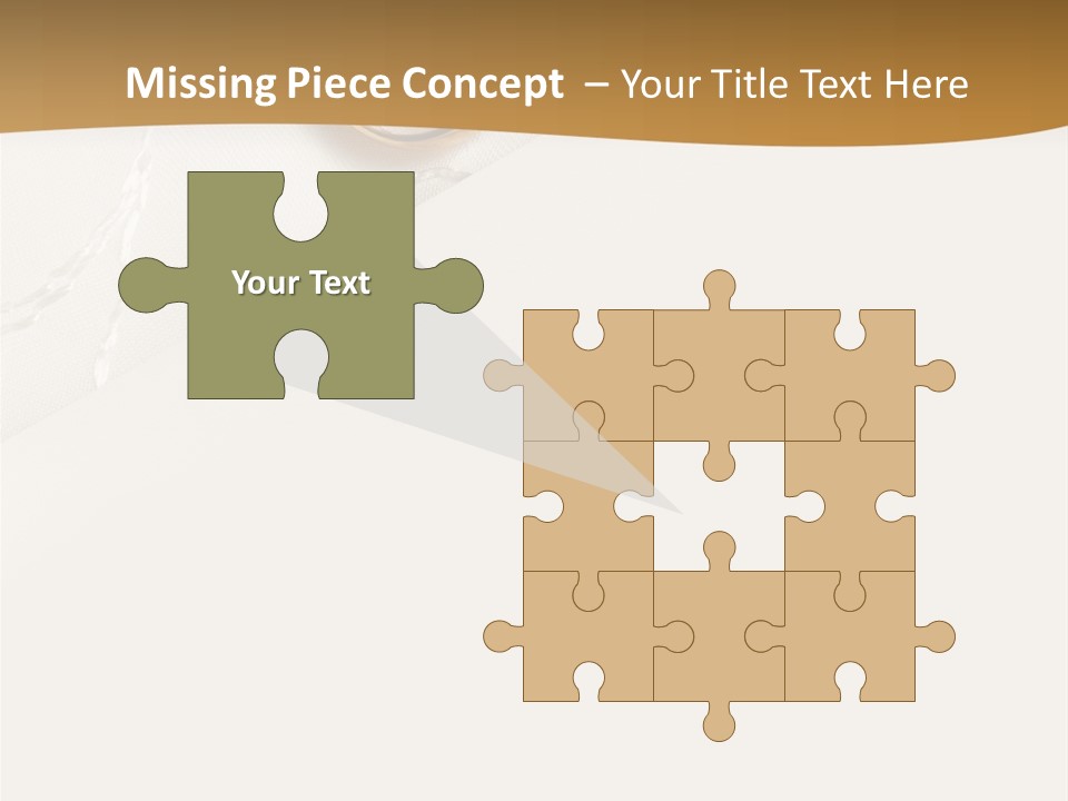 Anniversary Gold Concept PowerPoint Template