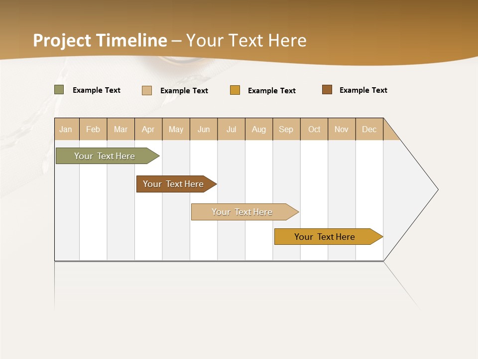 Anniversary Gold Concept PowerPoint Template