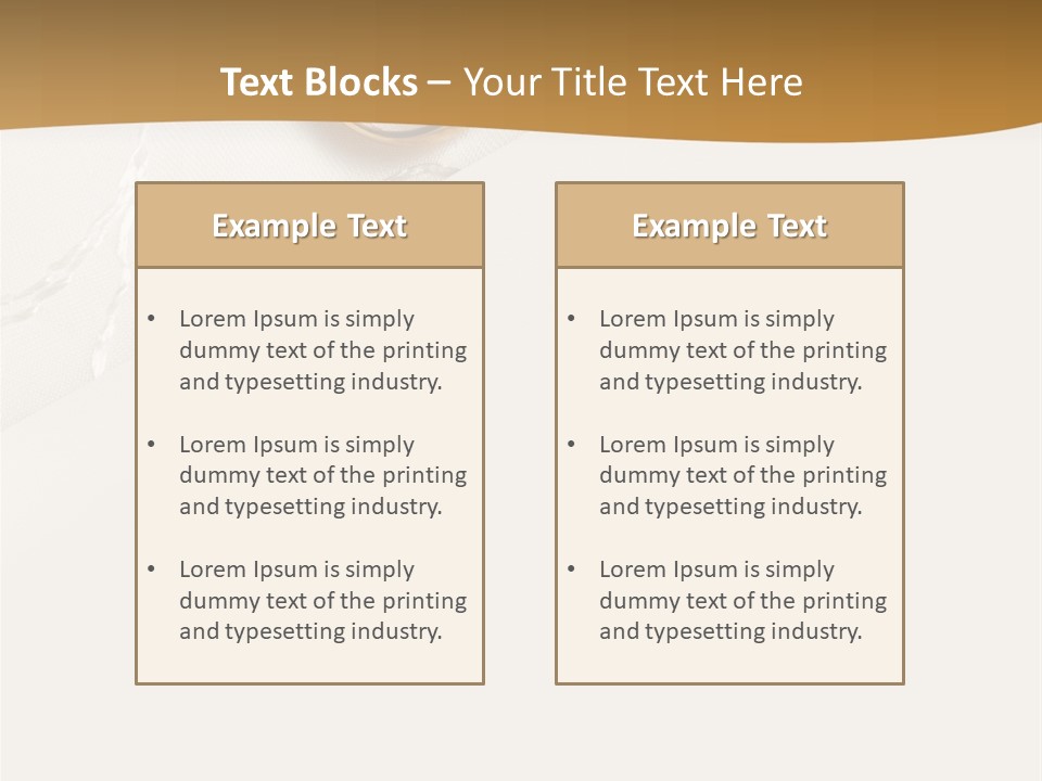 Anniversary Gold Concept PowerPoint Template