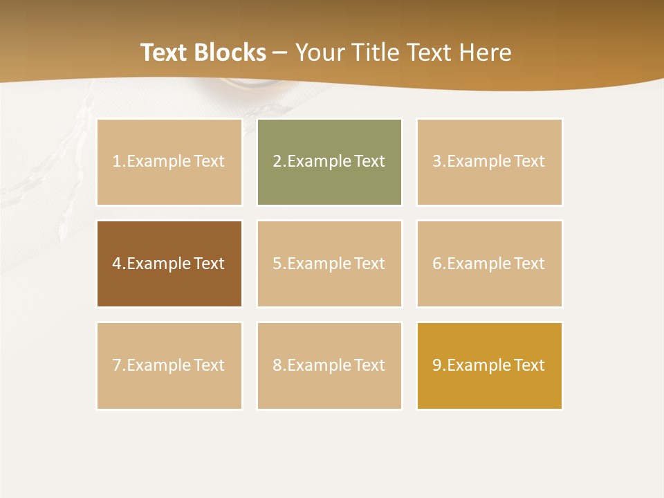 Anniversary Gold Concept PowerPoint Template