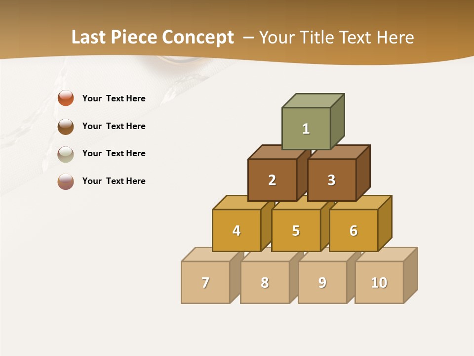 Anniversary Gold Concept PowerPoint Template