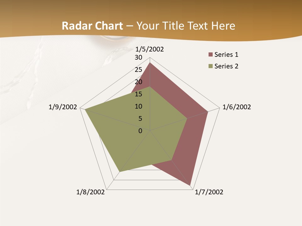 Anniversary Gold Concept PowerPoint Template