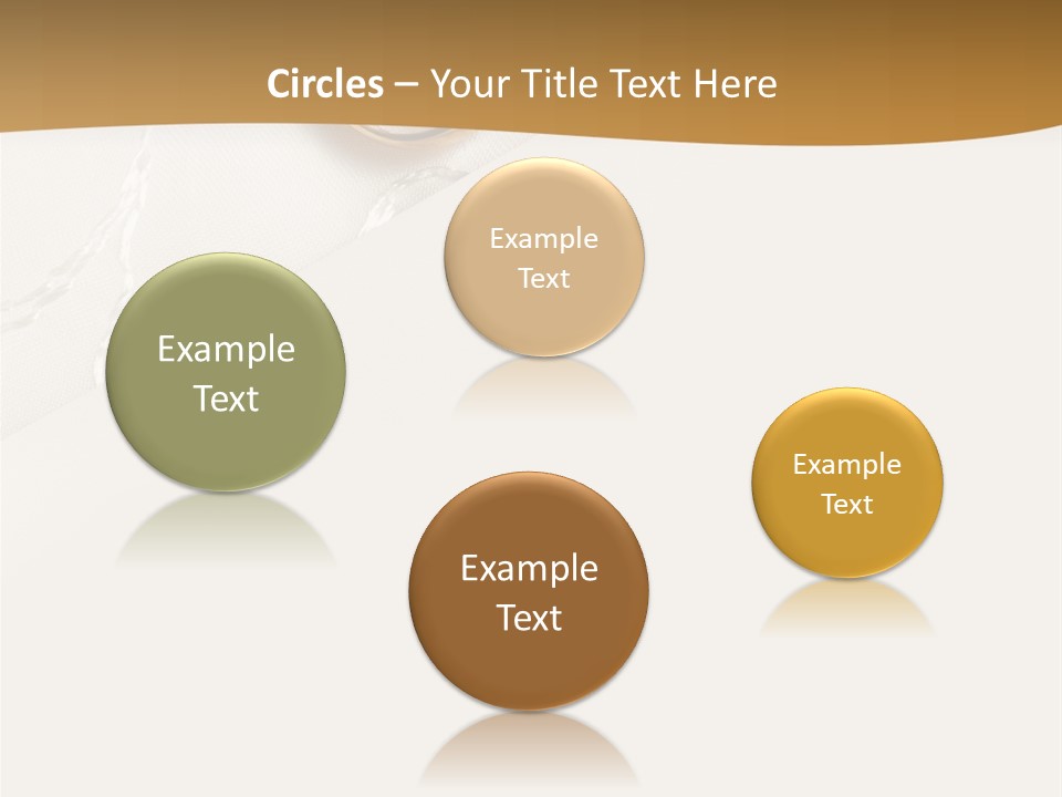 Anniversary Gold Concept PowerPoint Template