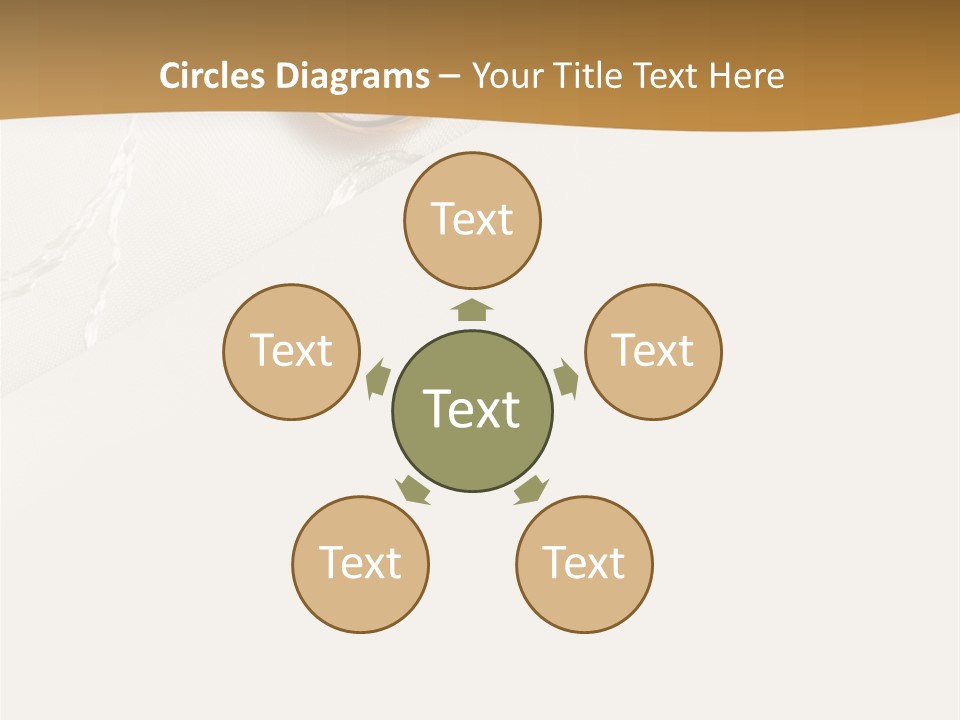 Anniversary Gold Concept PowerPoint Template