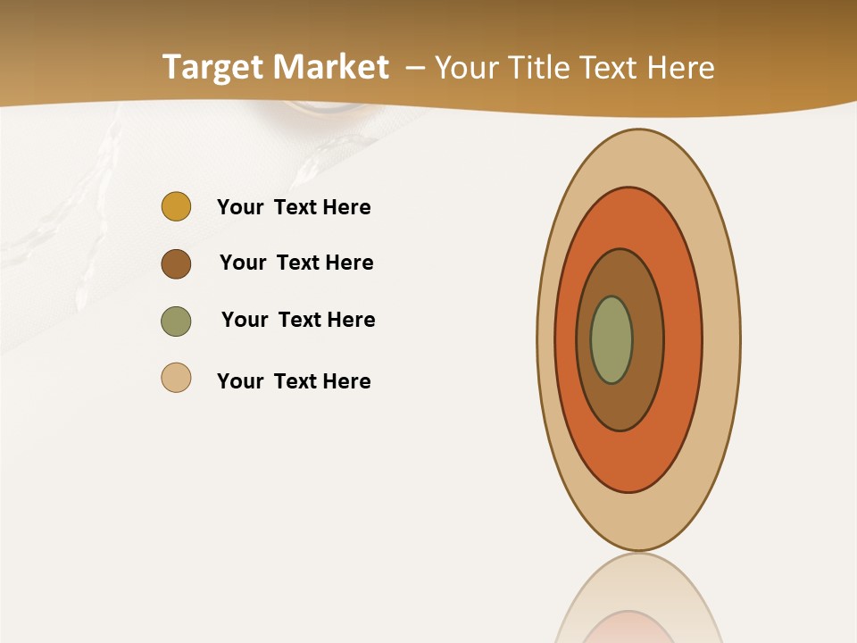 Anniversary Gold Concept PowerPoint Template