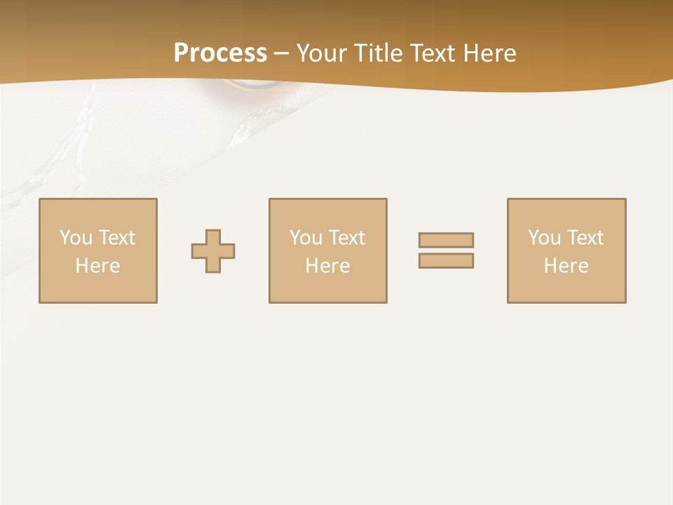 Anniversary Gold Concept PowerPoint Template