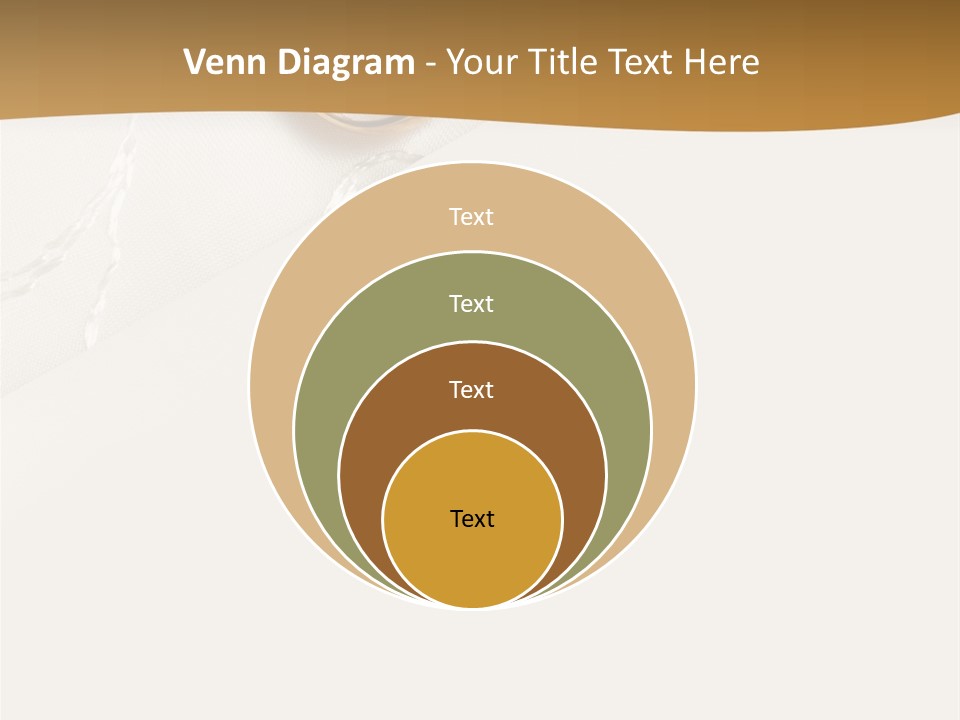 Anniversary Gold Concept PowerPoint Template