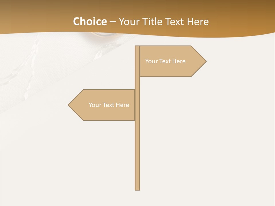 Anniversary Gold Concept PowerPoint Template