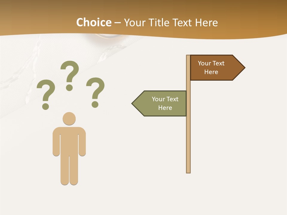 Anniversary Gold Concept PowerPoint Template