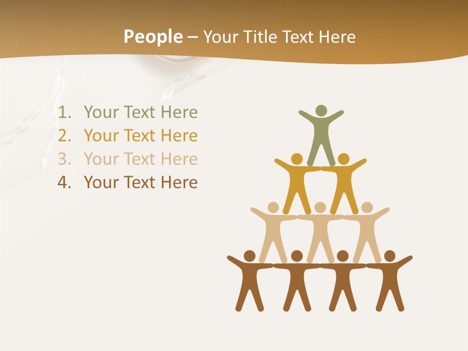 Anniversary Gold Concept PowerPoint Template