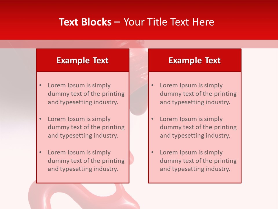 Closeup Drop Cosmetics PowerPoint Template