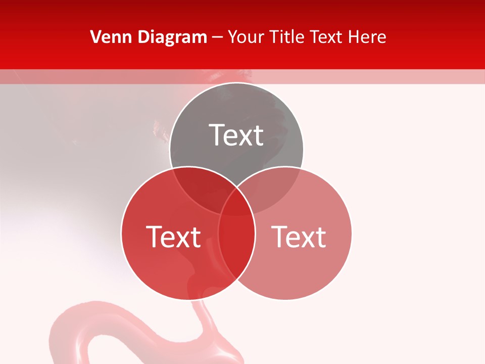 Closeup Drop Cosmetics PowerPoint Template