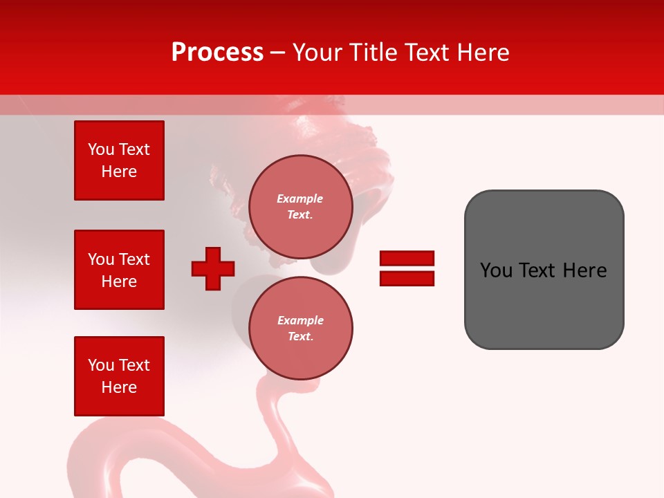 Closeup Drop Cosmetics PowerPoint Template