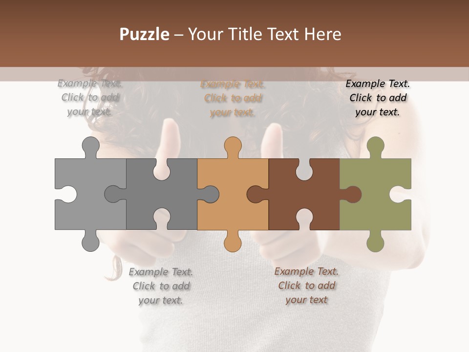 Gesture Top Cheerful PowerPoint Template