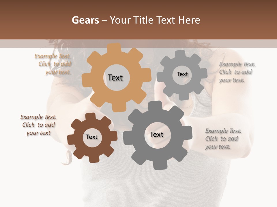 Gesture Top Cheerful PowerPoint Template