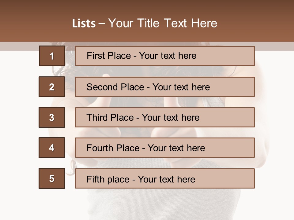 Gesture Top Cheerful PowerPoint Template