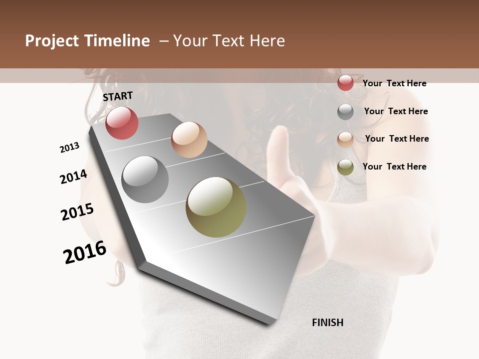 Gesture Top Cheerful PowerPoint Template