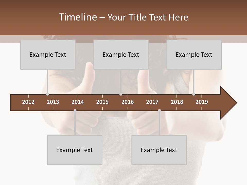 Gesture Top Cheerful PowerPoint Template