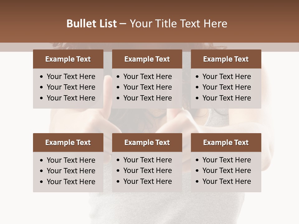 Gesture Top Cheerful PowerPoint Template