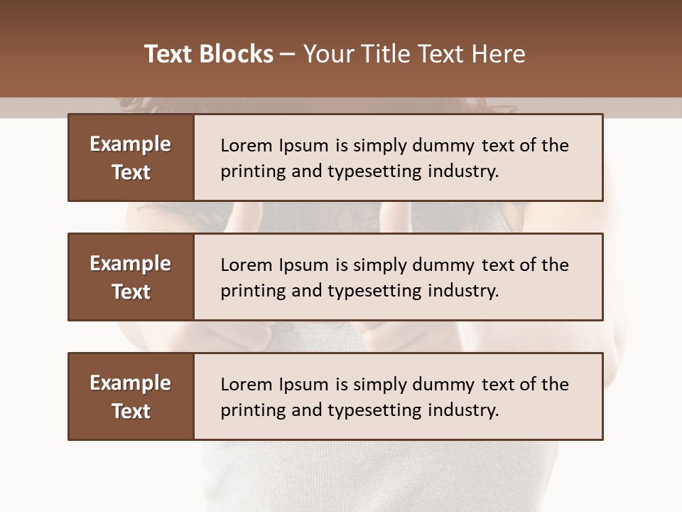 Gesture Top Cheerful PowerPoint Template