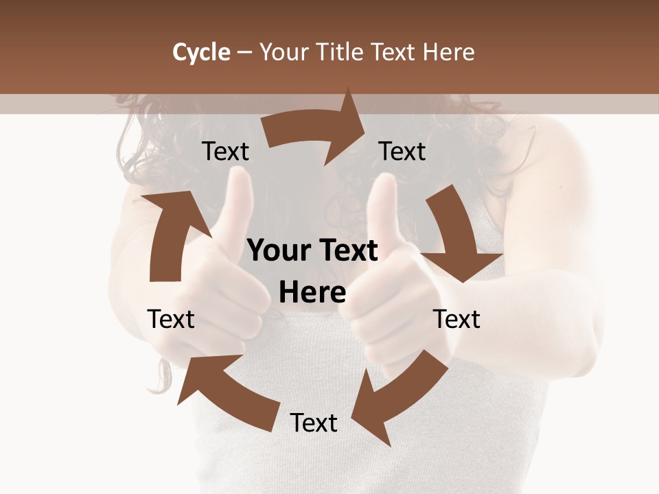 Gesture Top Cheerful PowerPoint Template
