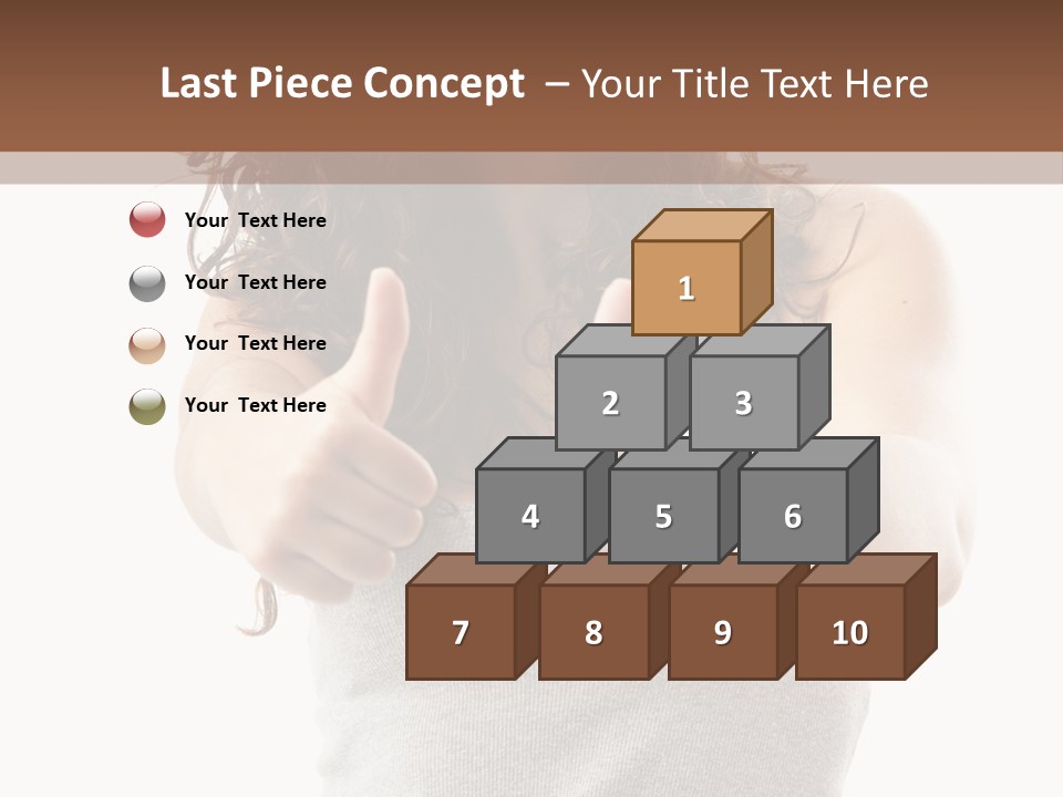 Gesture Top Cheerful PowerPoint Template