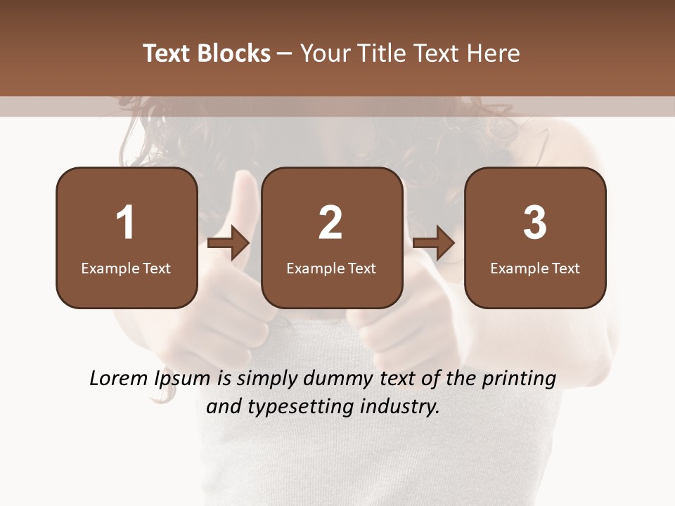 Gesture Top Cheerful PowerPoint Template