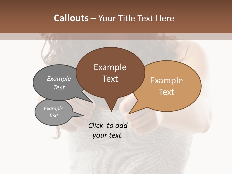 Gesture Top Cheerful PowerPoint Template