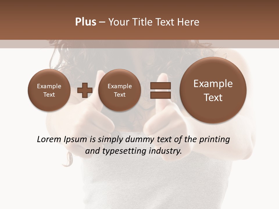 Gesture Top Cheerful PowerPoint Template