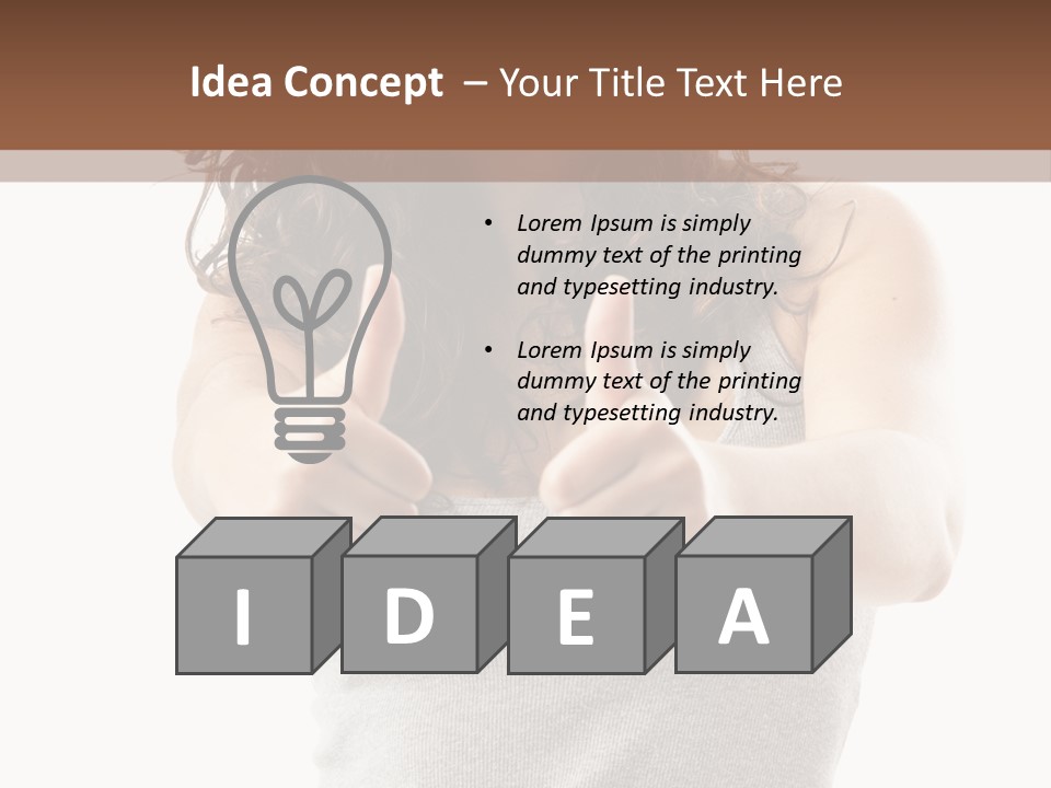 Gesture Top Cheerful PowerPoint Template