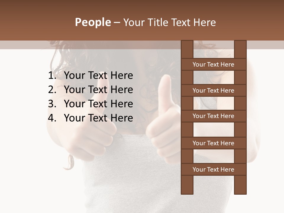 Gesture Top Cheerful PowerPoint Template