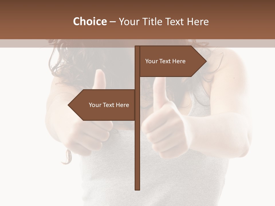 Gesture Top Cheerful PowerPoint Template