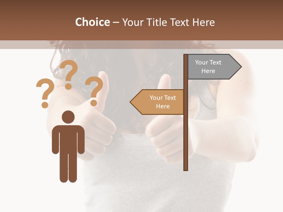 Gesture Top Cheerful PowerPoint Template