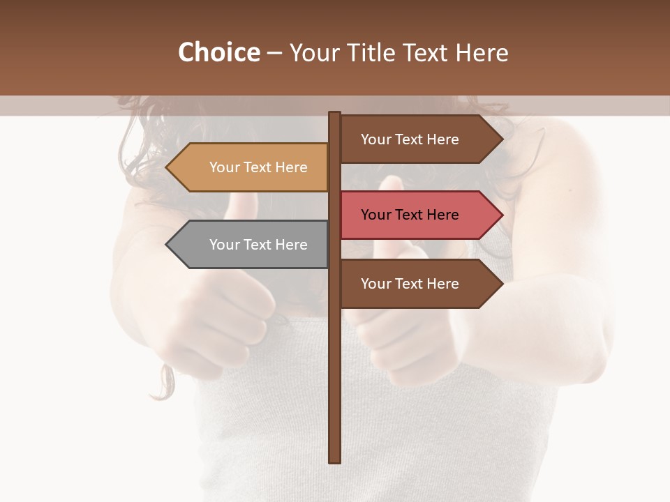 Gesture Top Cheerful PowerPoint Template