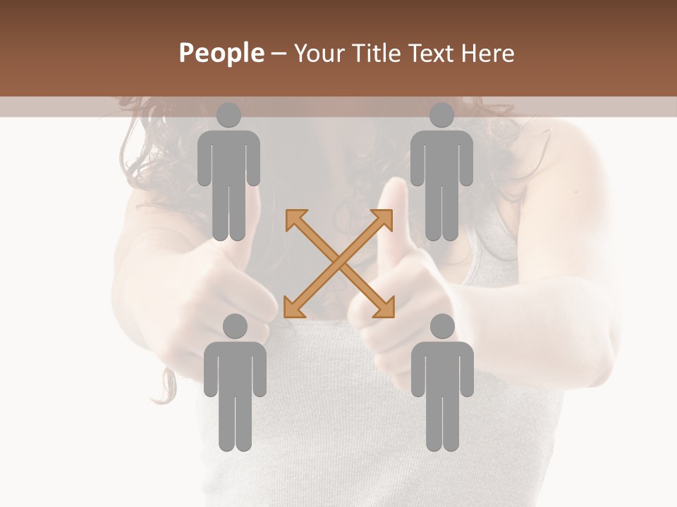 Gesture Top Cheerful PowerPoint Template