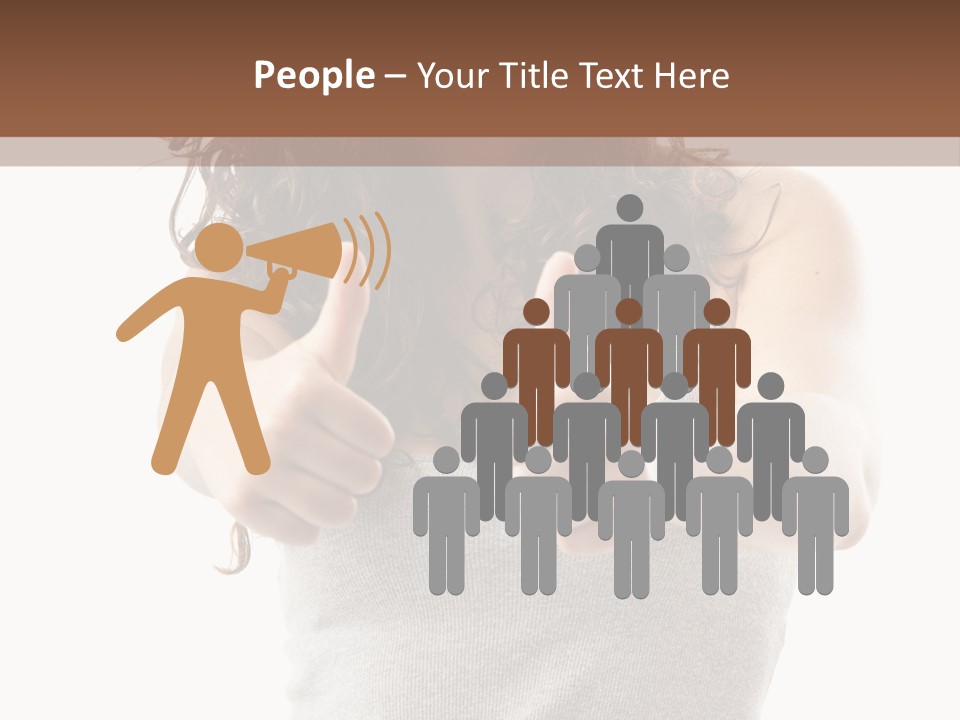 Gesture Top Cheerful PowerPoint Template