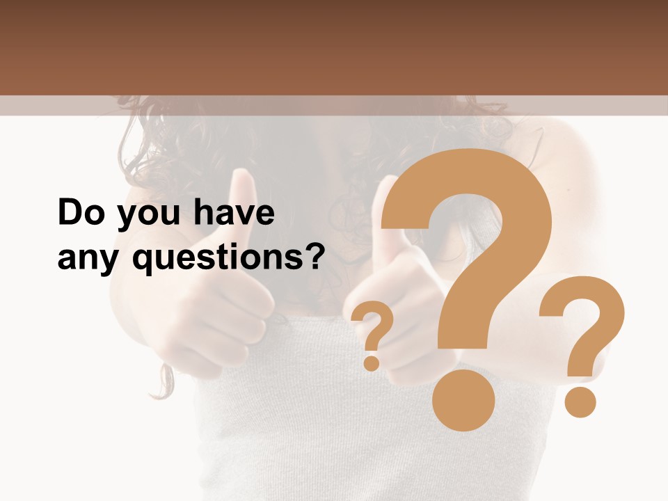 Gesture Top Cheerful PowerPoint Template