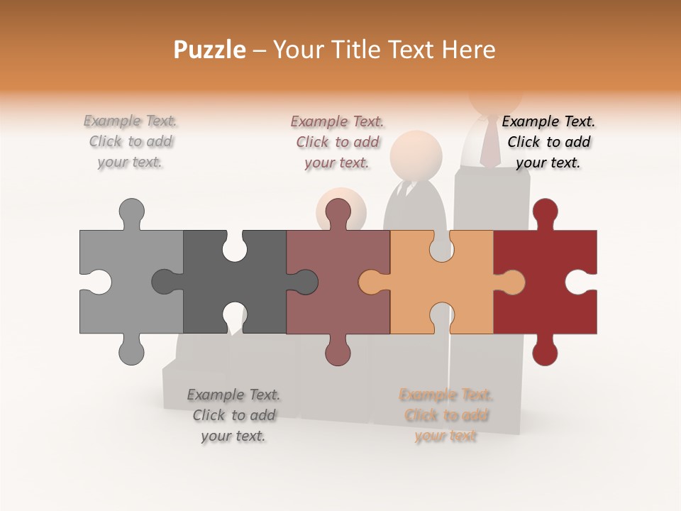 A Group Of People Standing On Top Of A Bar Chart PowerPoint Template