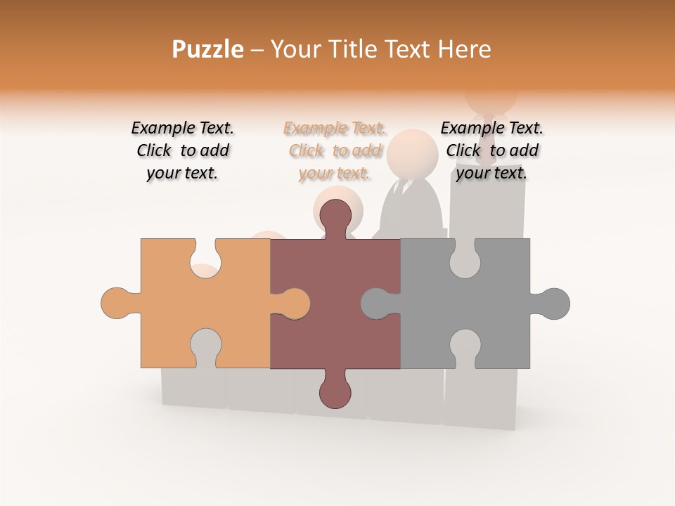 A Group Of People Standing On Top Of A Bar Chart PowerPoint Template