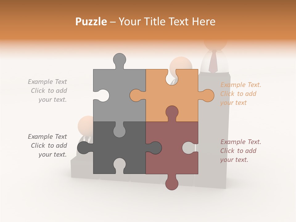 A Group Of People Standing On Top Of A Bar Chart PowerPoint Template