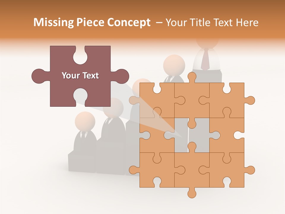 A Group Of People Standing On Top Of A Bar Chart PowerPoint Template