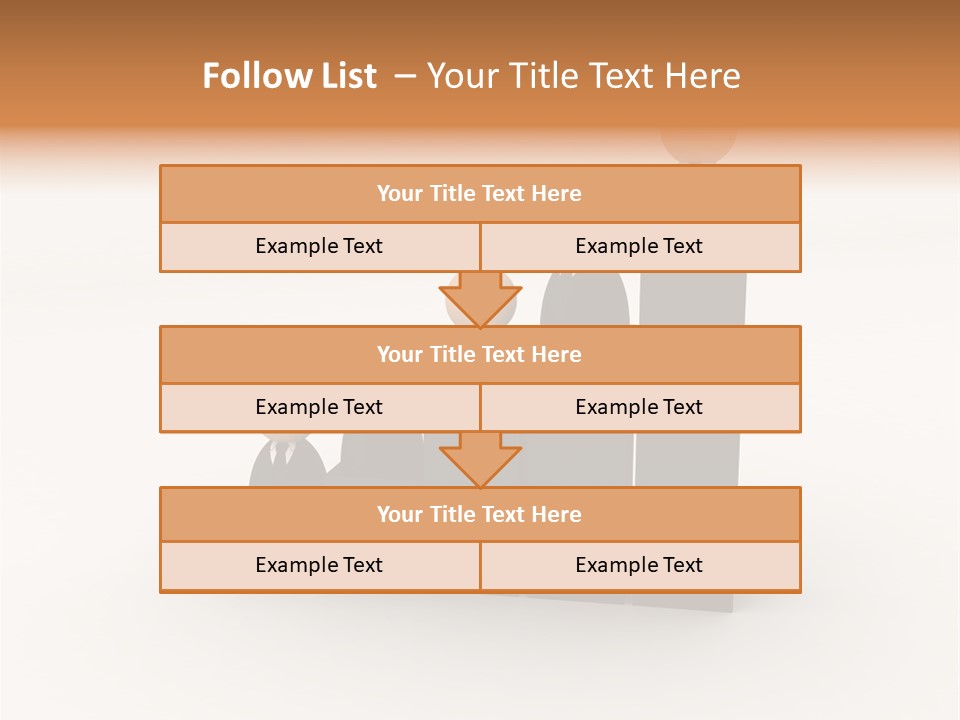 A Group Of People Standing On Top Of A Bar Chart PowerPoint Template