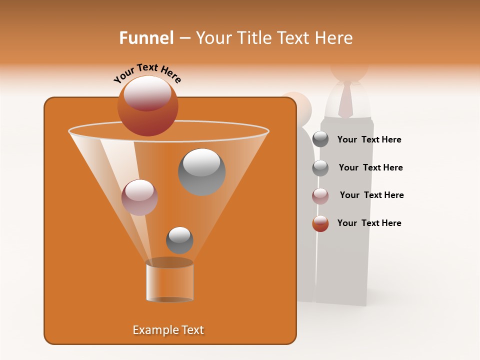 A Group Of People Standing On Top Of A Bar Chart PowerPoint Template