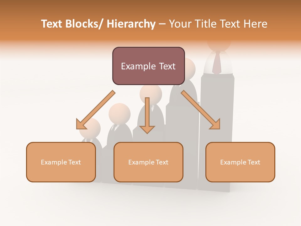 A Group Of People Standing On Top Of A Bar Chart PowerPoint Template